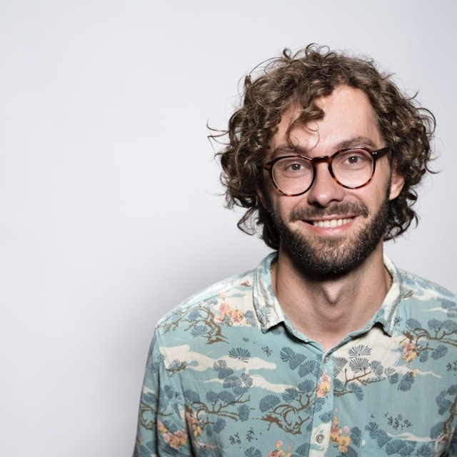 Portrait photo of Owen Briggs, Sound Shelter source chain research editor